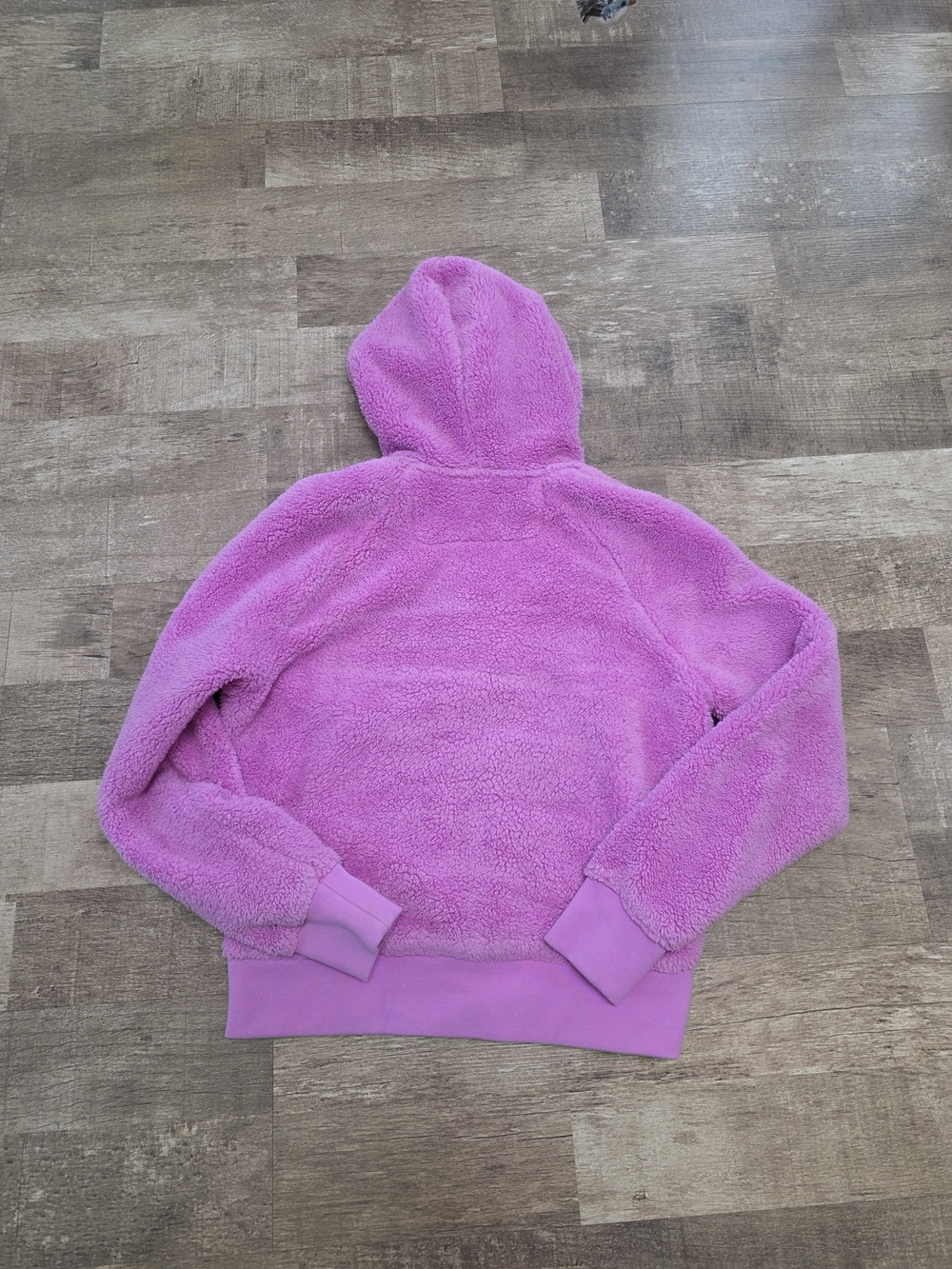 Figs Off Shift Fleece Jacket In Pink Cloud - Picture 5 of 5